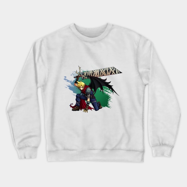 Kingdom big sword hero Crewneck Sweatshirt by mcashe_art